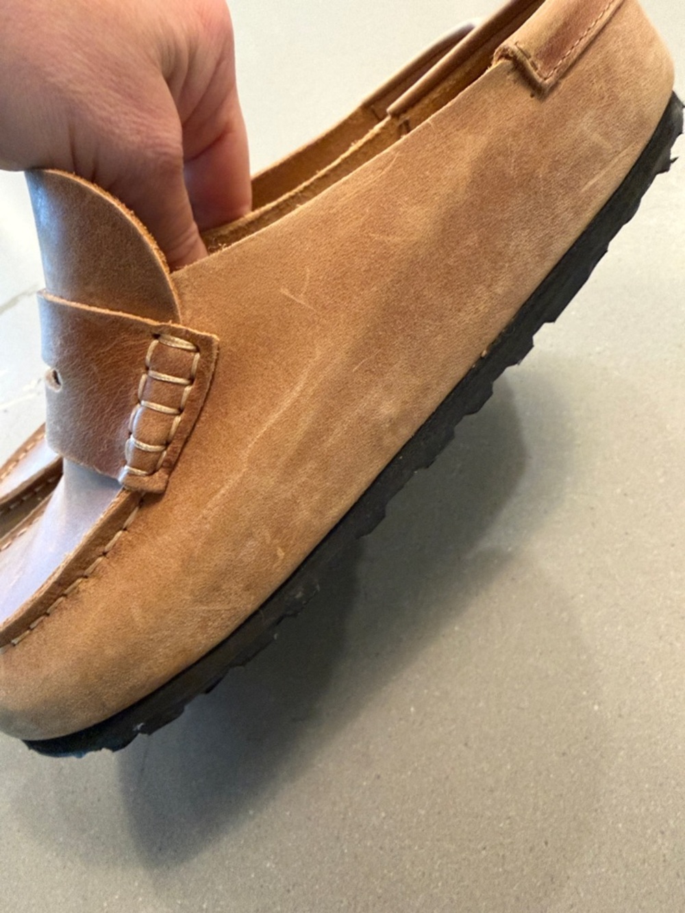 Birkenstock Naples Wrapped Leather Slip-On Loafers - Picture 7 of 10
